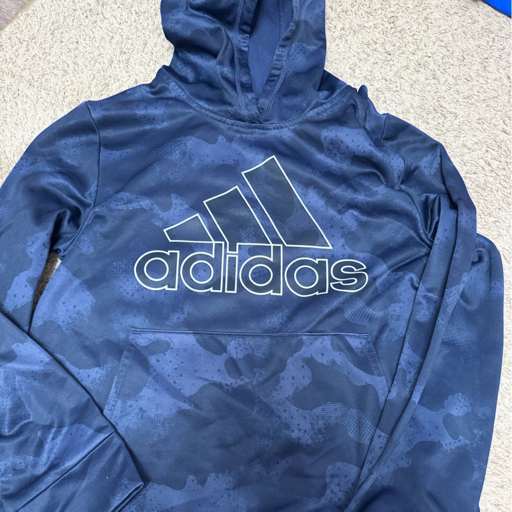 Adidas Navy Camouflage Hoodie